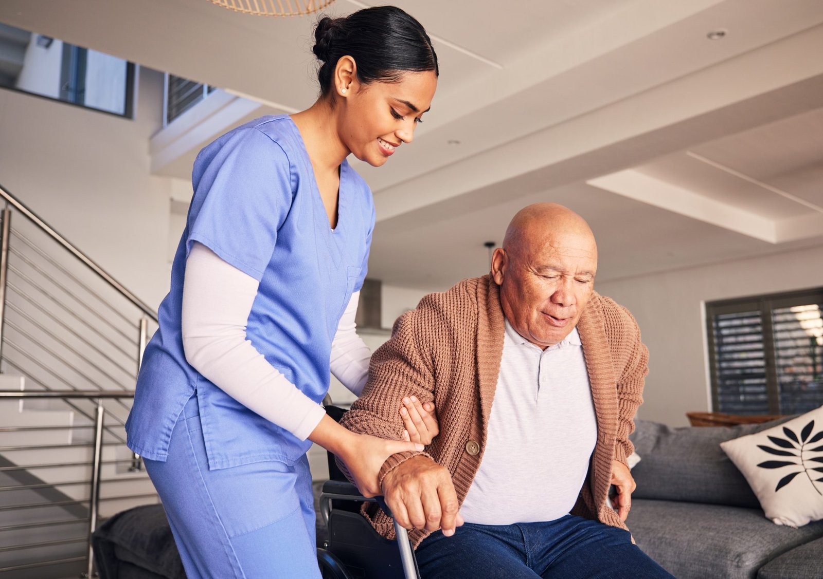 Personal care assistance in a home setting